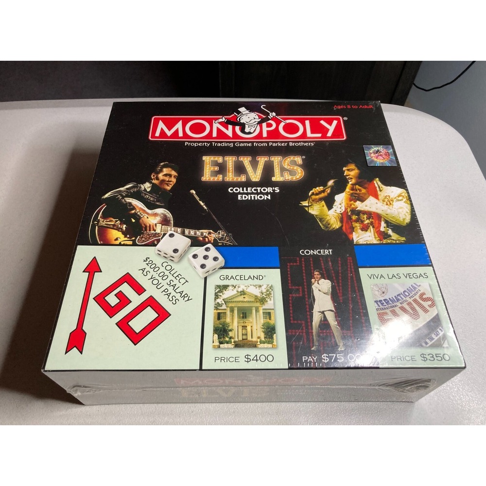 Monopoly Elvis Presley Collector's Edition 2003 Board Game New and Sealed